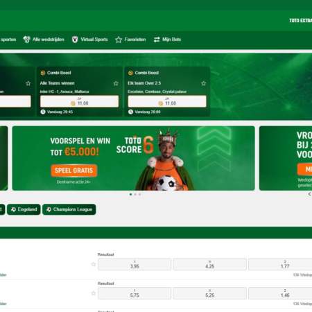 TOTO lanceert eind maart een nieuw sportsbook