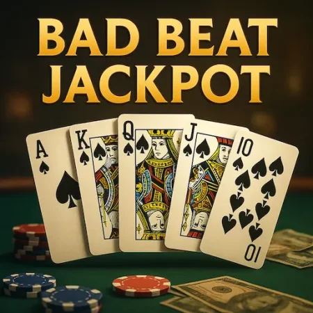 Bad Beat Jackpot: Royal Flush verslaat straight flush: $ 2,2 miljoen