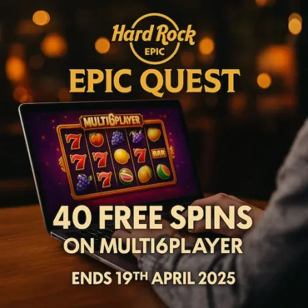 Hard Rock Epic Quest: zet in en verdien 40 free spins