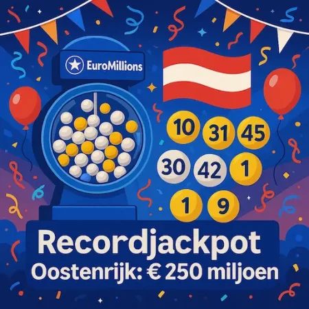 EuroMillions Record: Oostenrijkse speler wint € 250 miljoen