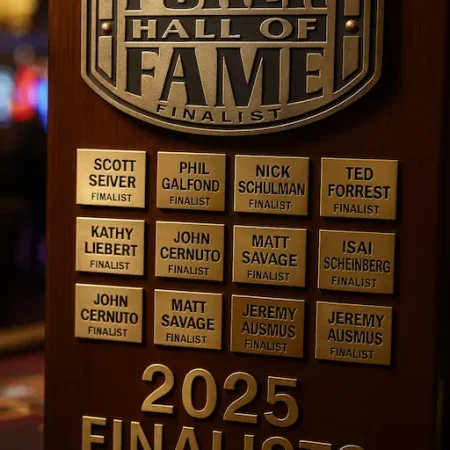Poker Hall of Fame Class Genomineerden voor 2025 bekend