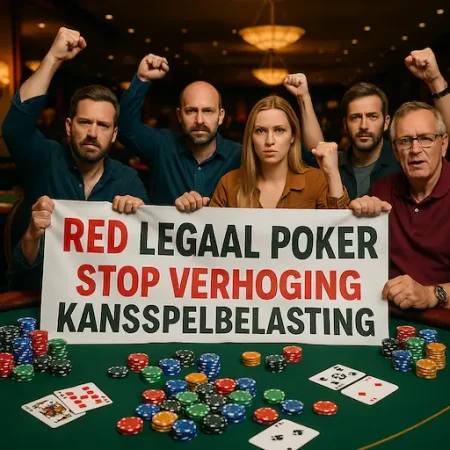 Verhoging van kansspelbelasting. Oproep voor toekomst van poker