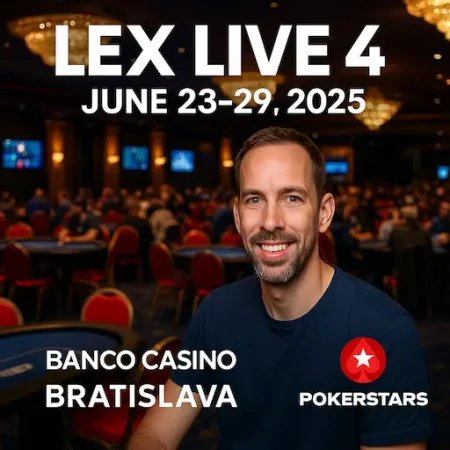 Lex Live 4 speelschema in Bratislava bekend (23 – 29 juni 2025)