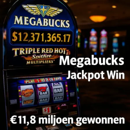Megabucks Jackpot van $ 12,3 miljoen gewonnen in Nevada