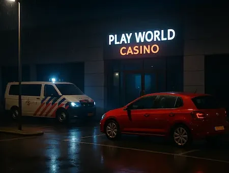 Casino in Made mislukte overval, de politie deelt beelden