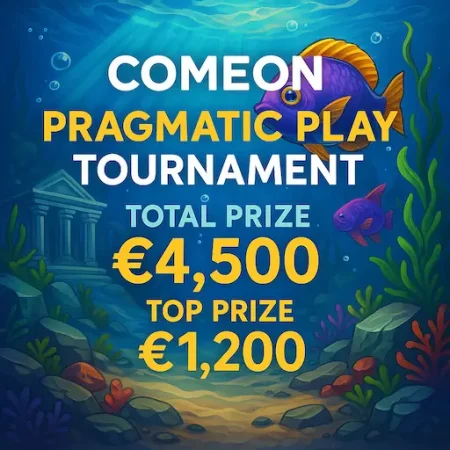ComeOn Pragmatic Play-toernooi: € 4.500 prijzenpot