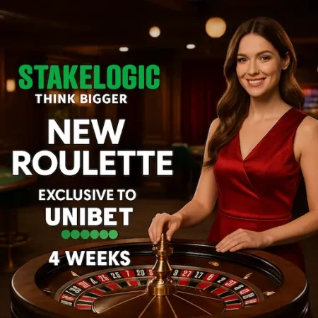 Stakelogic Live Drops Roulette: 4 weken exclusief bij Unibet
