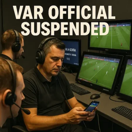 Bulgaarse VAR bij voetbalwedstrijd betrapt op goksite