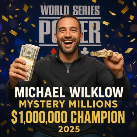 Michael Wilklow wint 2025 WSOP Mystery Millions voor $ 1 miljoen