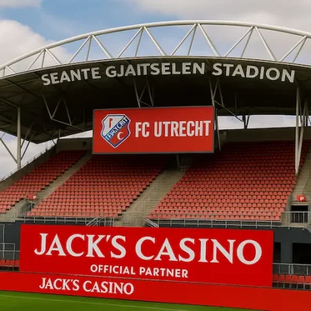FC Utrecht krijgt Jack’s Casino als nieuwe Official Partner