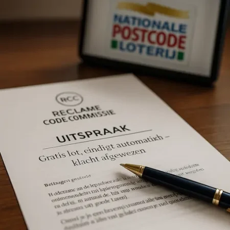 Nationale Postcode Loterij krijgt gelijk over gratis lot van RCC