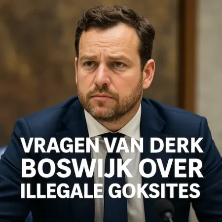 Aanpak illegale goksites, Derk Boswijk (CDA) stelt Kamervragen