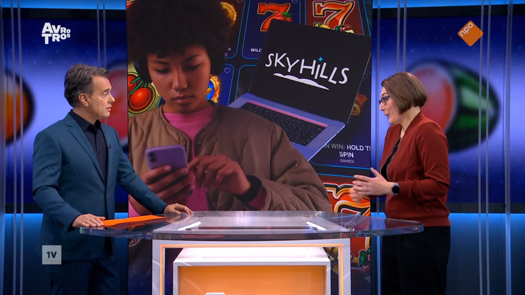 Ruth van Holst bij EenVandaag over SkyHills