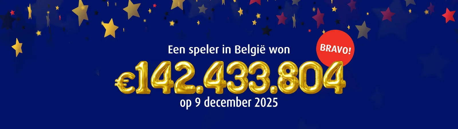 Opnieuw Belgische winnaar bij EuroMillions: jackpot van € 142 miljoen